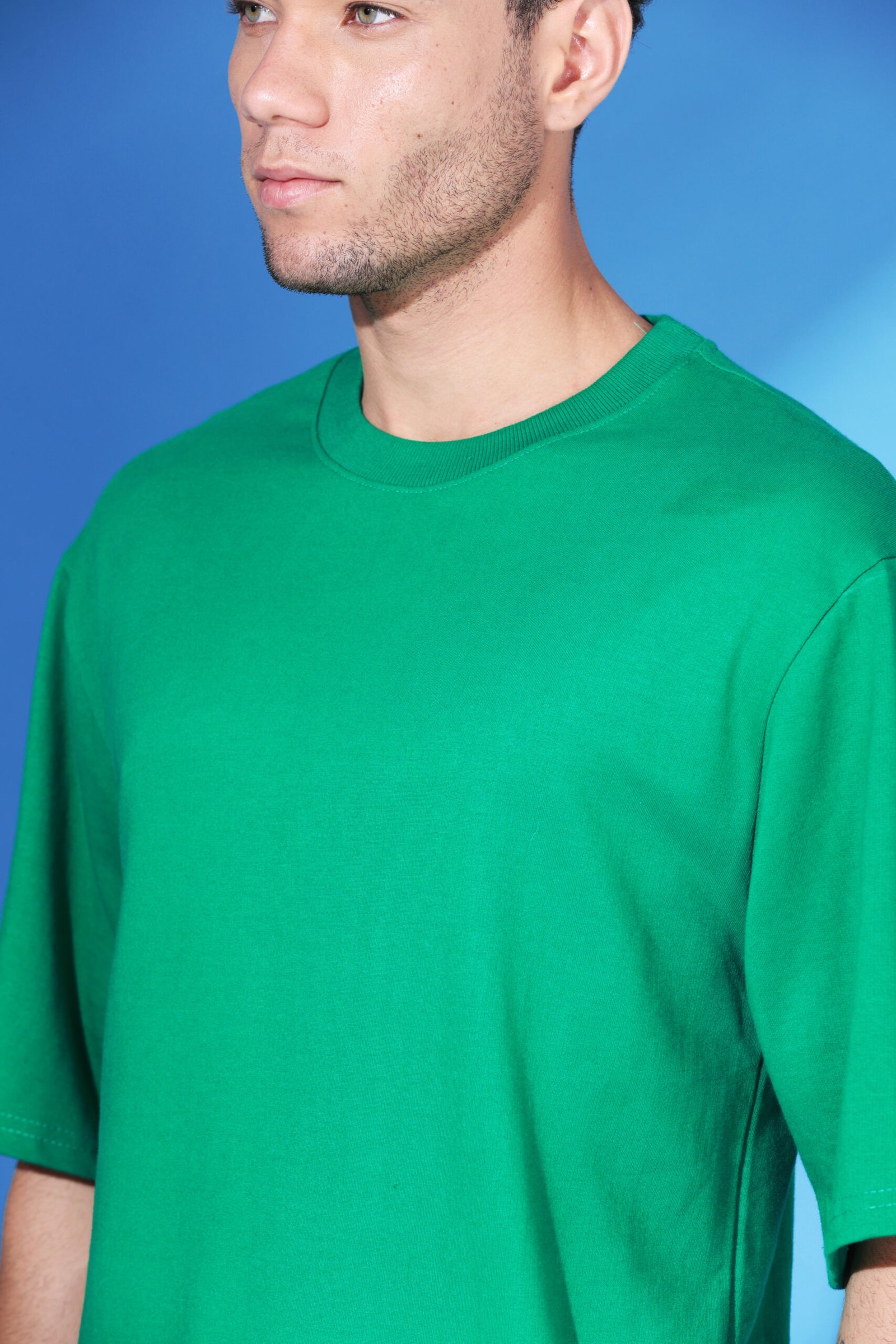 Green Designed Strap T shirt - Image 7