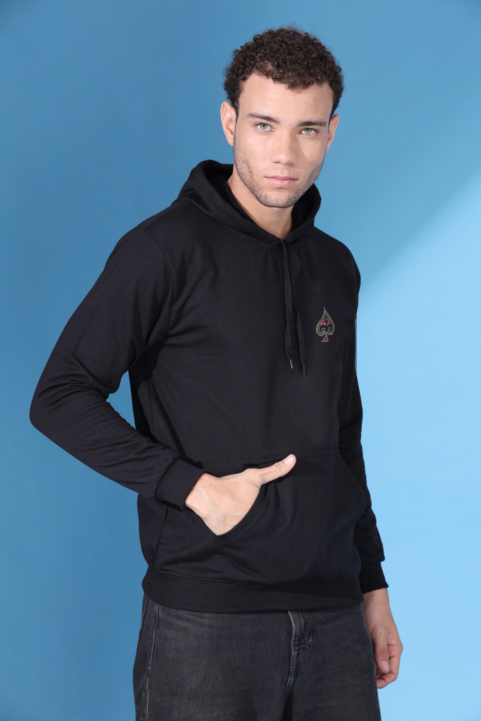 Golden Ace Black Hoodie - Image 4