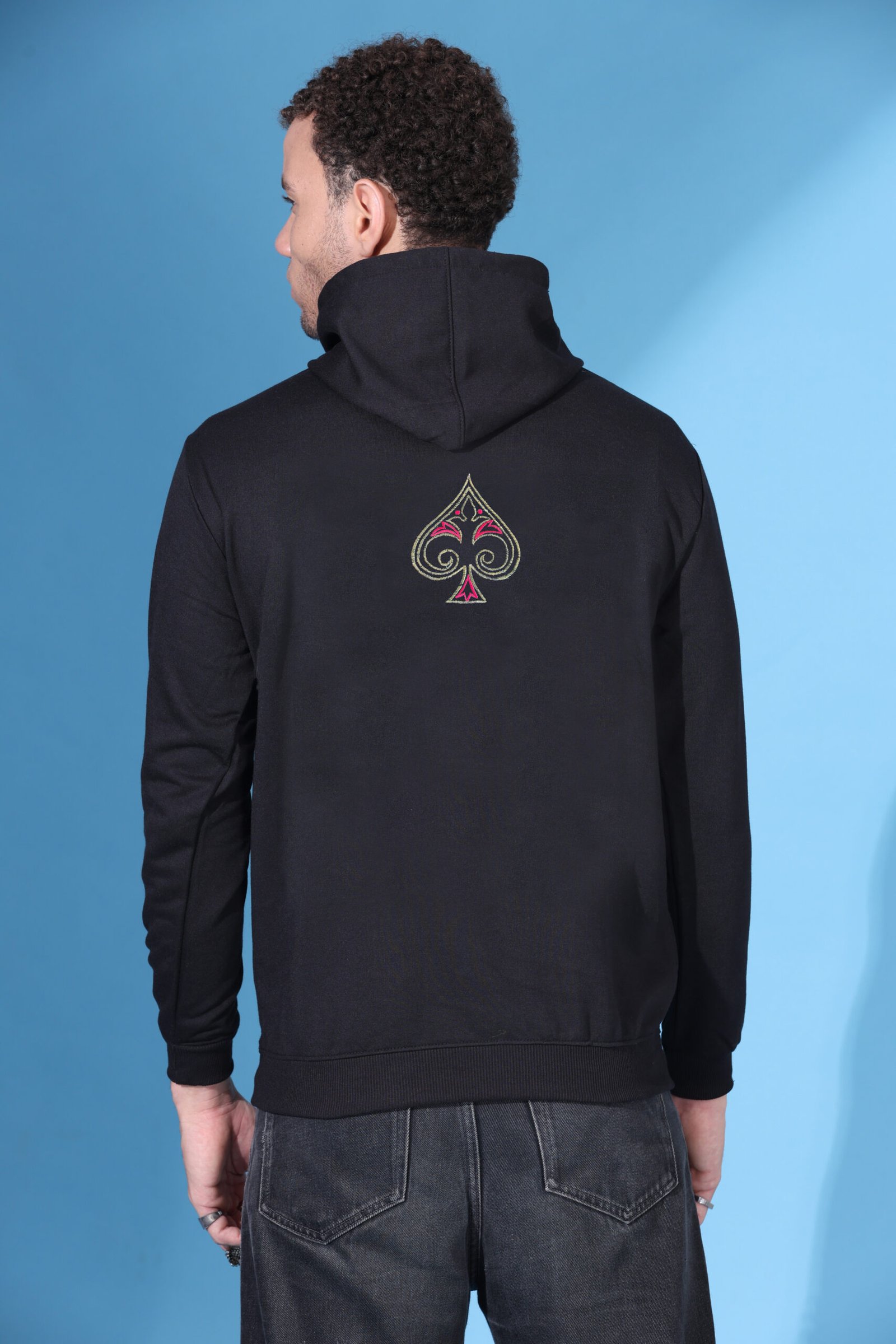 Golden Ace Black Hoodie - Image 2