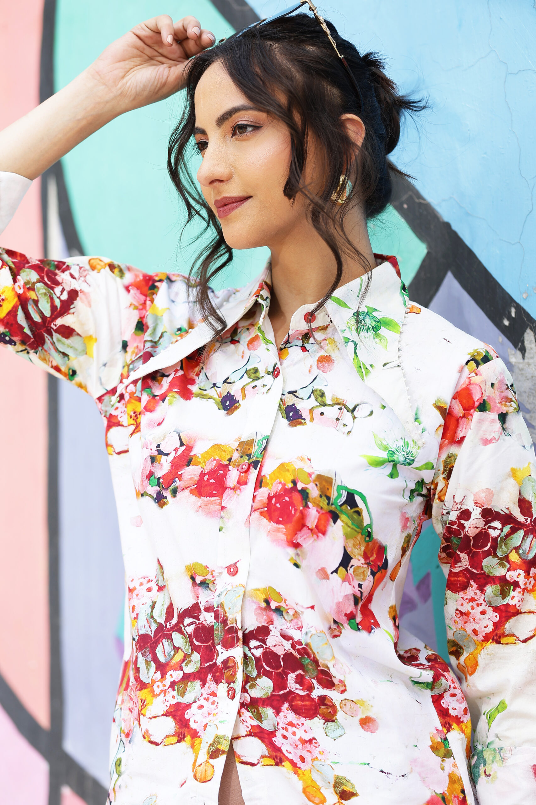 Artistic Printed Women's Co-Ord Set