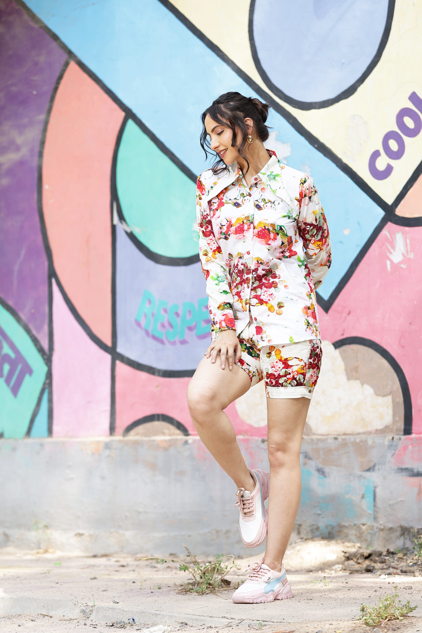Artistic Printed Women's Co-Ord Set - Image 3
