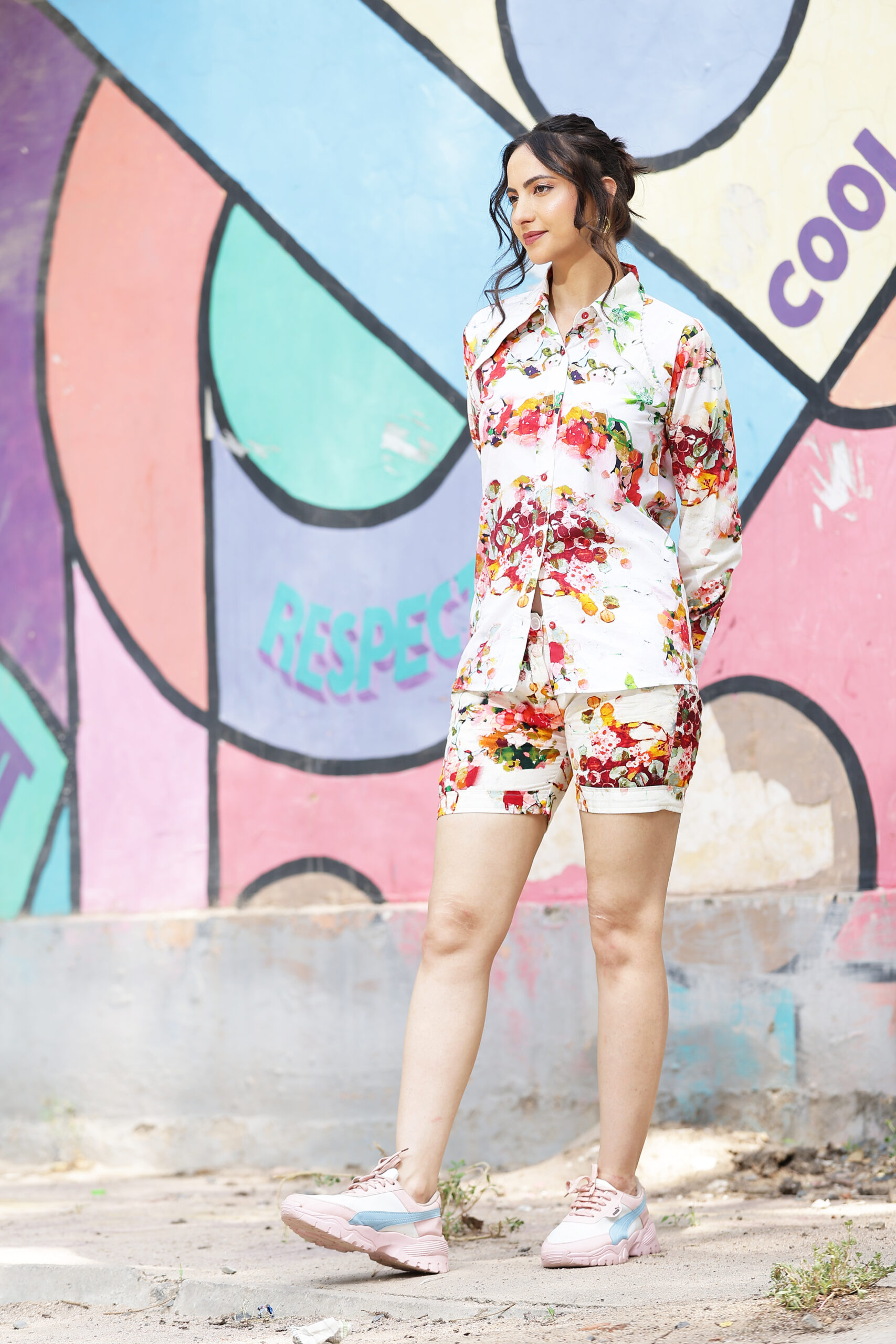 Artistic Printed Women's Co-Ord Set - Image 5