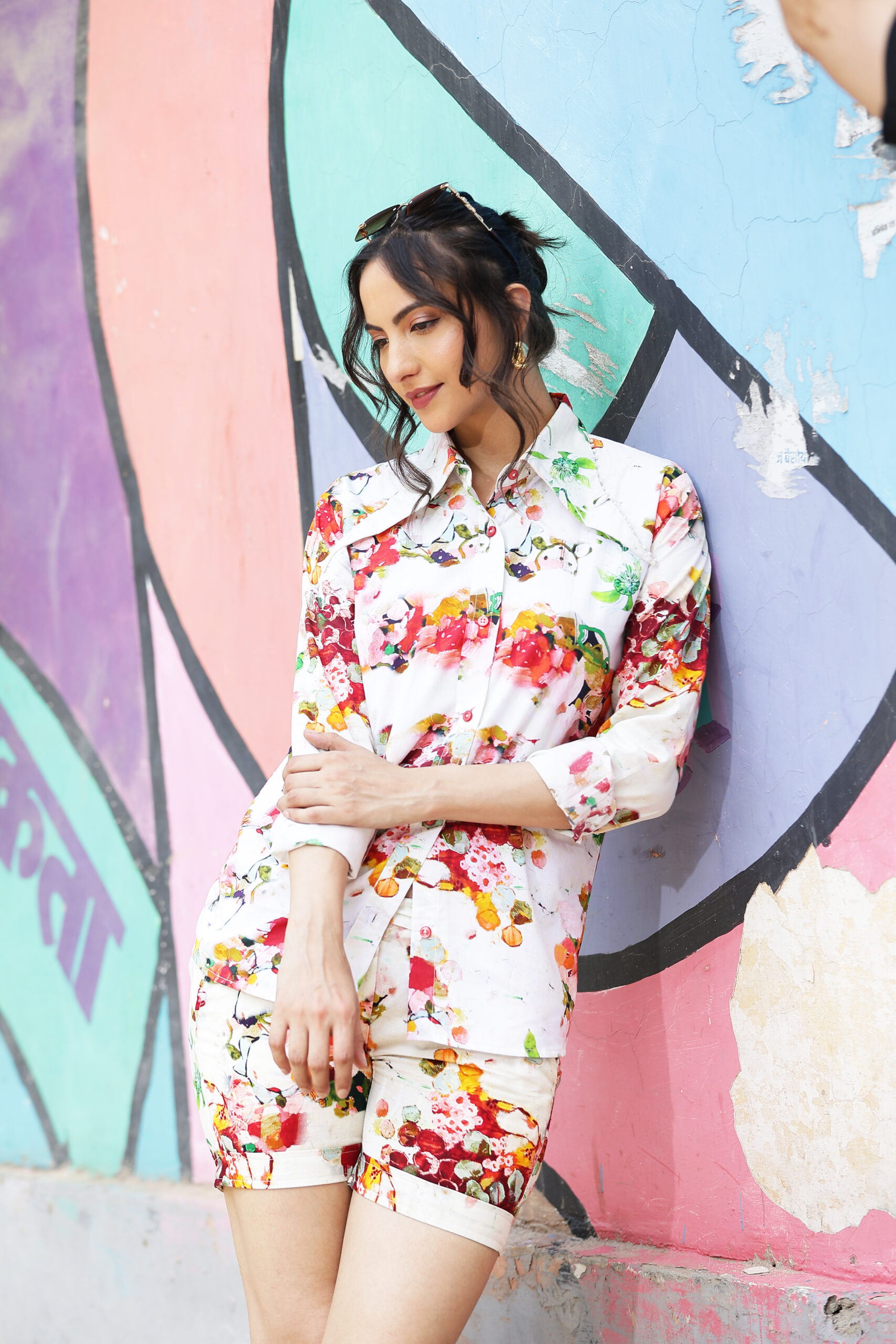 Artistic Printed Women's Co-Ord Set - Image 8